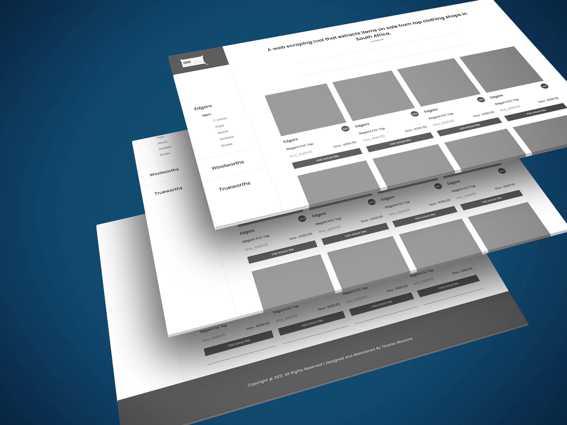 Low-fidelity prototype concept for GWS tool.